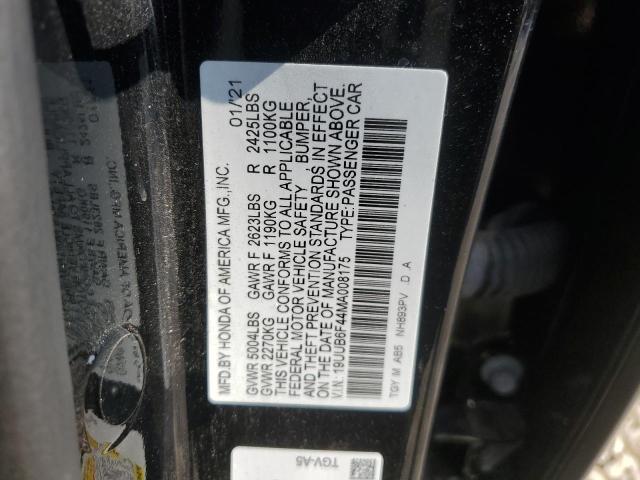 2021 ACURA TLX TECHNO 19UUB6F44MA008175