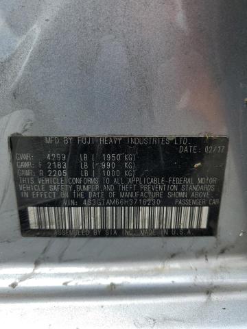2017 SUBARU IMPREZA SPORT 4S3GTAM66H3716230
