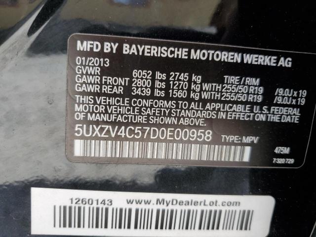 2013 BMW X5 XDRIVE3 - 5UXZV4C57D0E00958