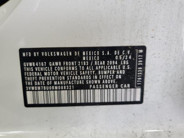 2024 VOLKSWAGEN JETTA SPOR 3VWBM7BU0RM088321