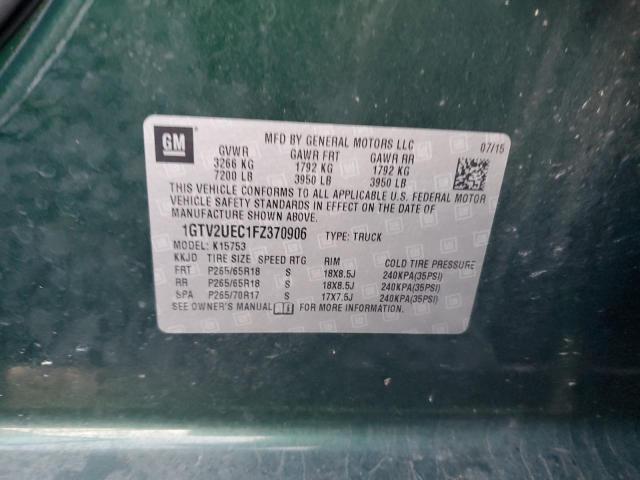 2015 GMC SIERRA K15 1GTV2UEC1FZ370906