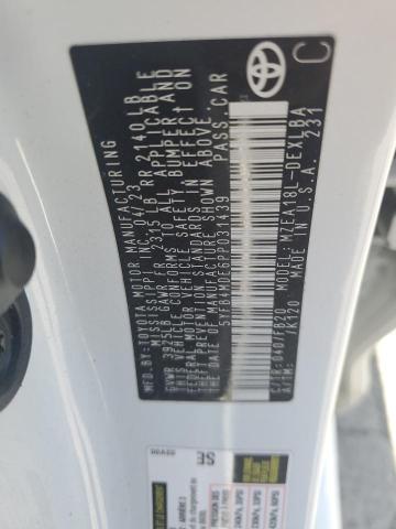 2023 TOYOTA COROLLA LE 5YFB4MDE6PP031439
