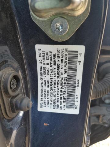 2016 HONDA CIVIC EX 19XFC1F31GE034202