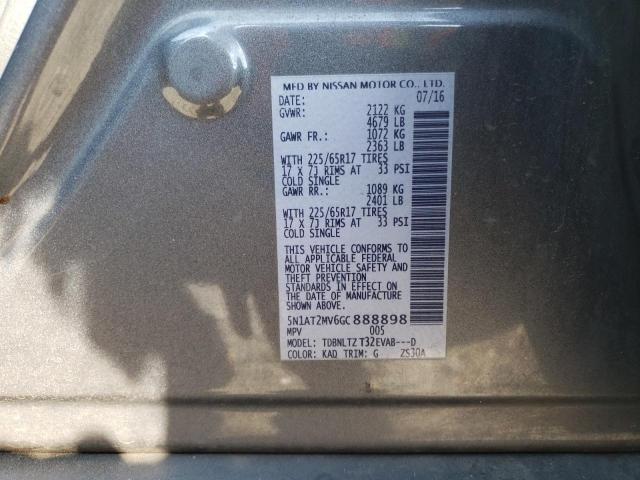 2016 NISSAN ROGUE S - 5N1AT2MV6GC888898
