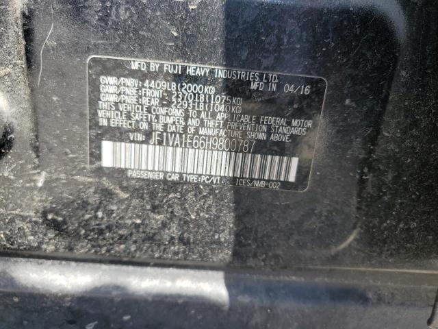 2017 SUBARU WRX PREMIU JF1VA1E66H9800787