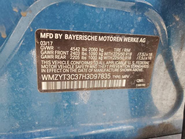 2017 MINI COOPER S C WMZYT3C37H3D97835