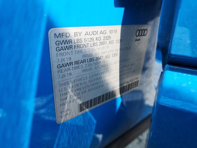 2020 AUDI Q3 PREMIUM WA1DECF39L1027180
