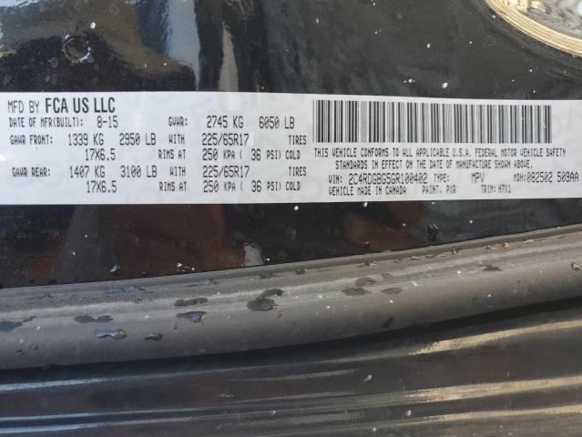 2016 DODGE GRAND CARA 2C4RDGBG5GR100402