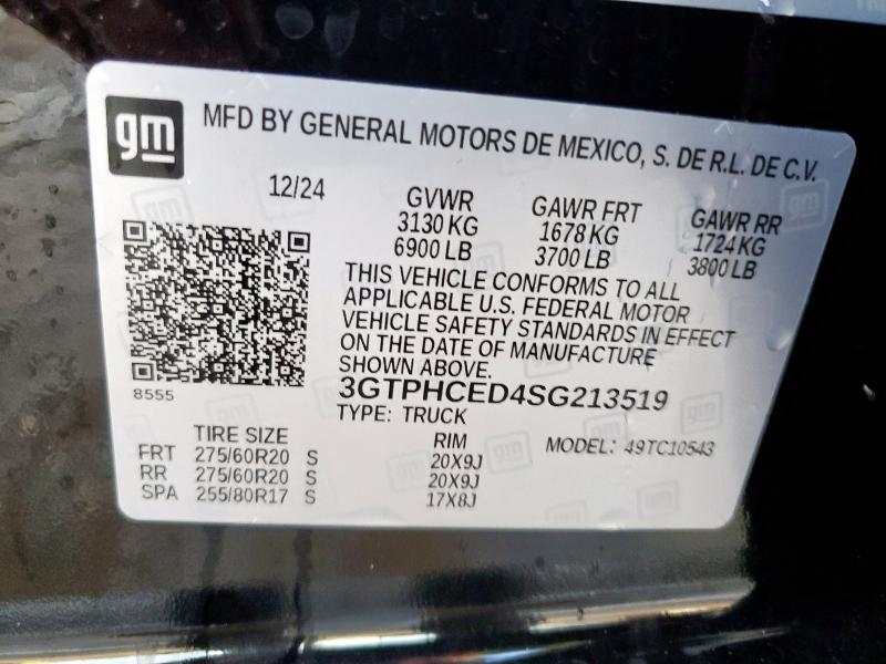 2025 GMC SIERRA C15 3GTPHCED4SG213519