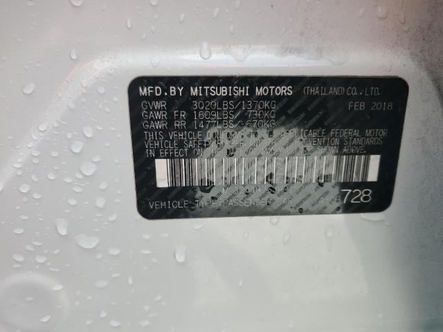 2018 MITSUBISHI MIRAGE SE ML32A4HJ5JH010703