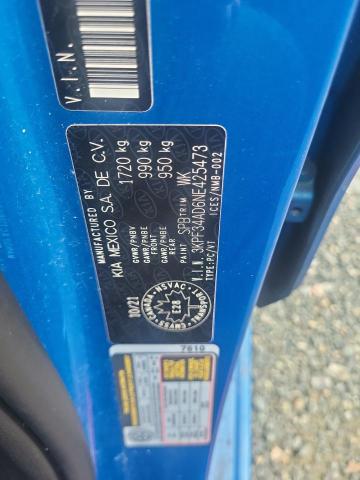 2022 KIA FORTE GT L 3KPF34AD6NE425473