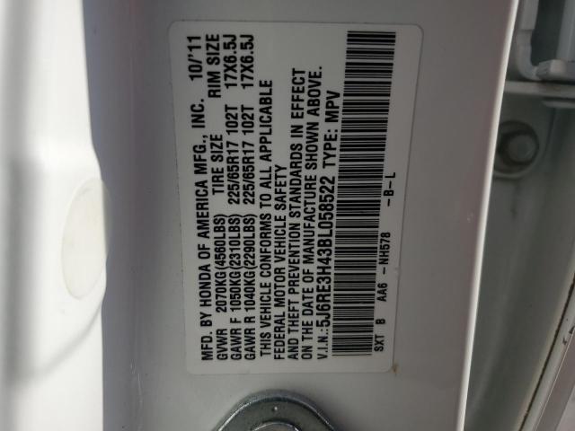 2011 HONDA CR-V SE - 5J6RE3H43BL058522