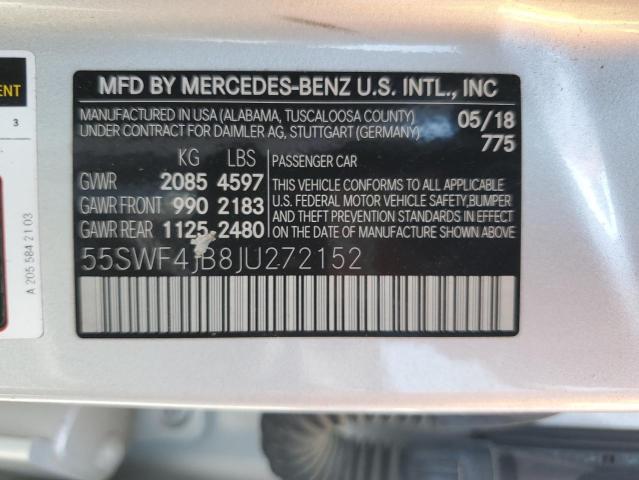 2018 MERCEDES-BENZ C 300 55SWF4JB8JU272152