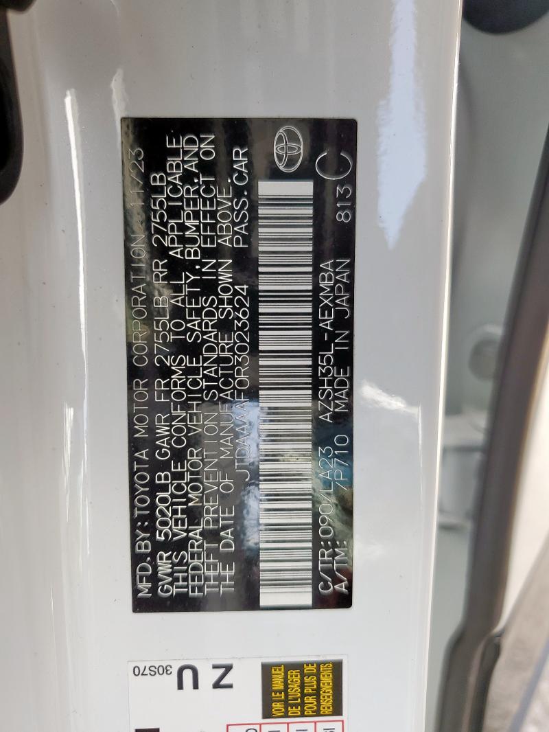 2024 TOYOTA CROWN XLE - JTDAAAAF0R3023624