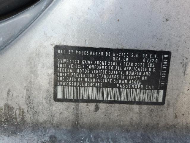 2020 VOLKSWAGEN JETTA S 3VWCB7BU0LM063856