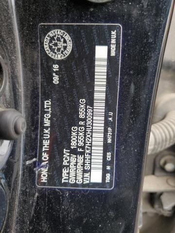 2017 HONDA CIVIC LX SHHFK7H2XHU300997