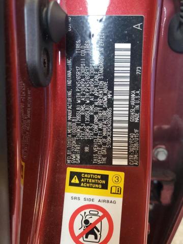 2010 TOYOTA HIGHLANDER - 5TDBK3EH2AS028805