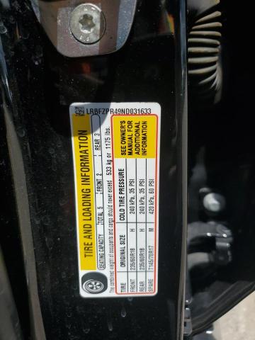 2022 BUICK ENVISION E LRBFZPR49ND031633
