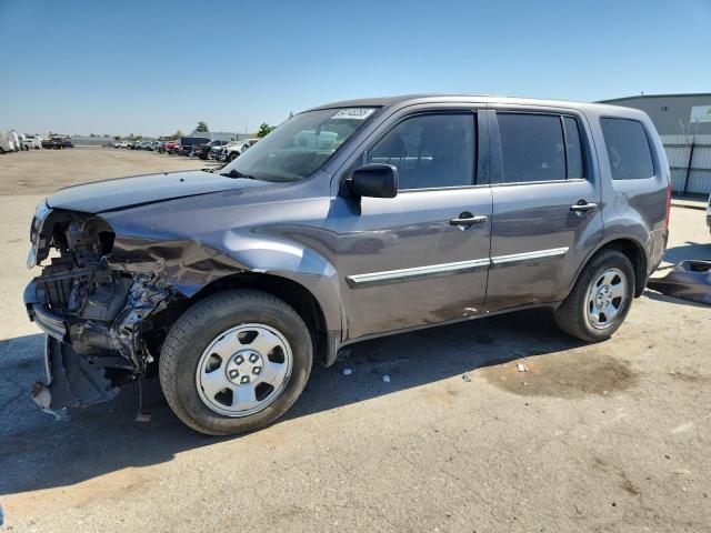 HONDA PILOT LX 2015 gray  gas 5FNYF3H20FB015777 photo #1