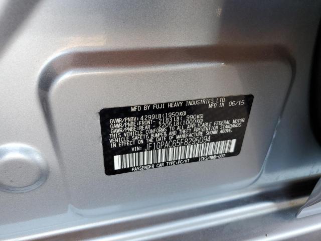 2015 SUBARU IMPREZA PR - JF1GPAC65F8295094