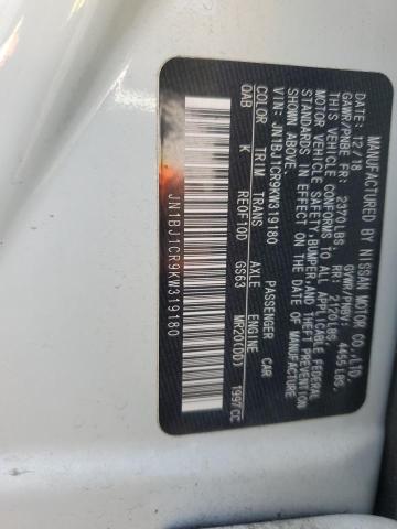 2019 NISSAN ROGUE SPOR JN1BJ1CR9KW319180