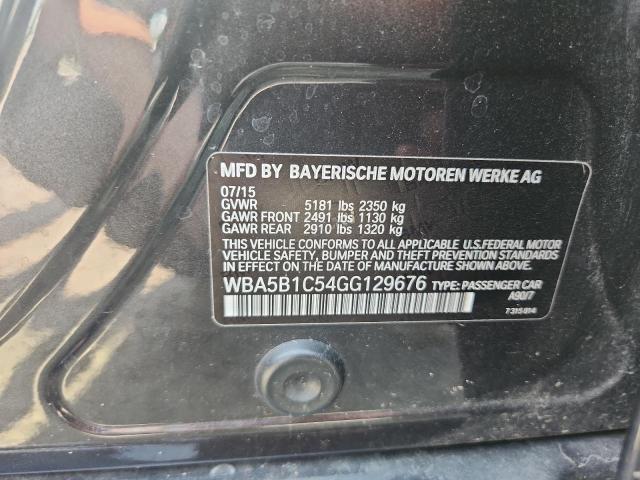 2016 BMW 535 I WBA5B1C54GG129676