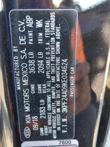 2019 KIA FORTE FE 3KPF24AD9KE034624