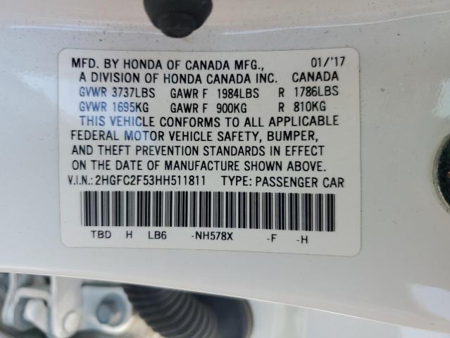 2017 HONDA CIVIC LX - 2HGFC2F53HH511811