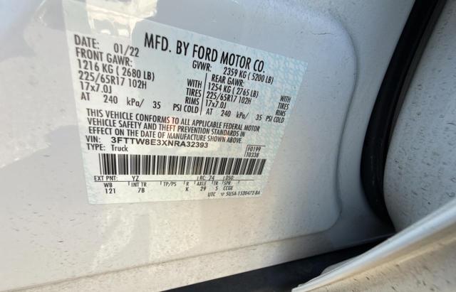 2022 FORD MAVERICK X 3FTTW8E3XNRA32393