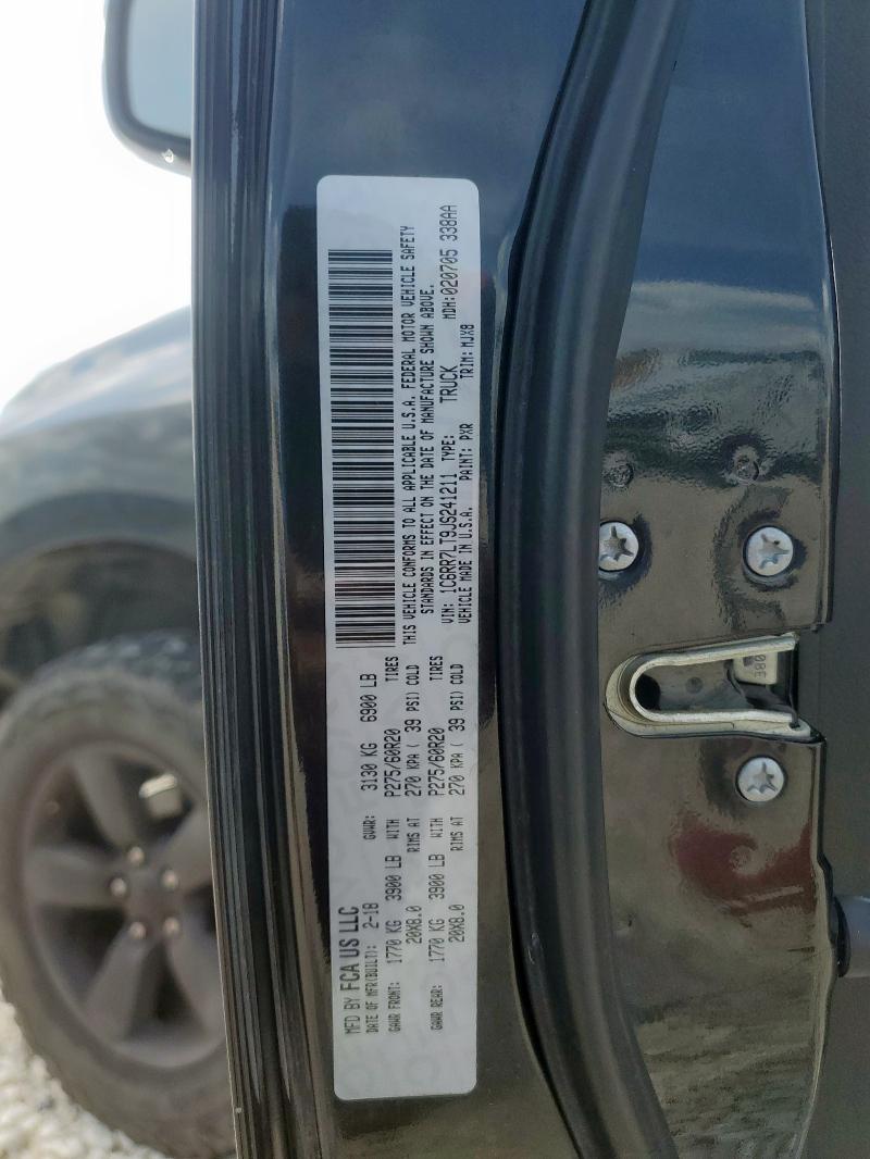 2018 RAM 1500 SLT 1C6RR7LT9JS241211