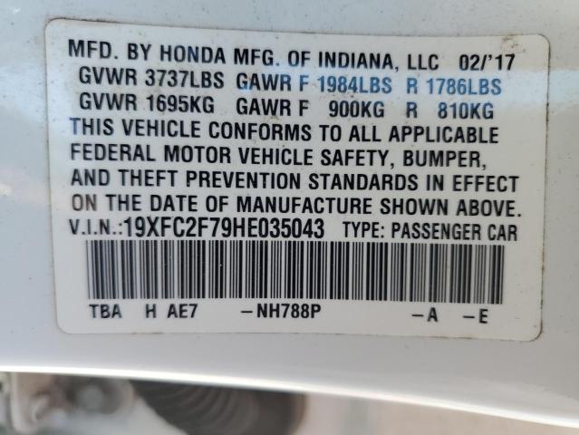 2017 HONDA CIVIC EX 19XFC2F79HE035043