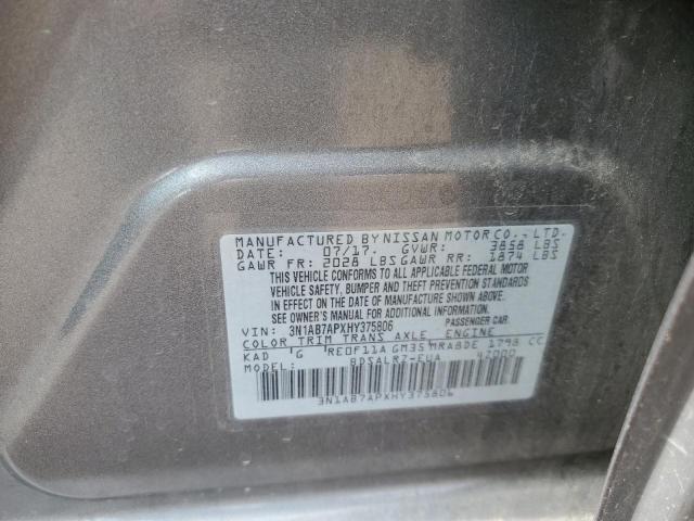 2017 NISSAN SENTRA S - 3N1AB7APXHY375806