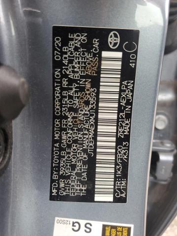 2021 TOYOTA COROLLA LE JTDEPMAEXMJ133593