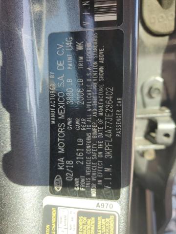 2018 KIA FORTE LX 3KPFL4A77JE236402