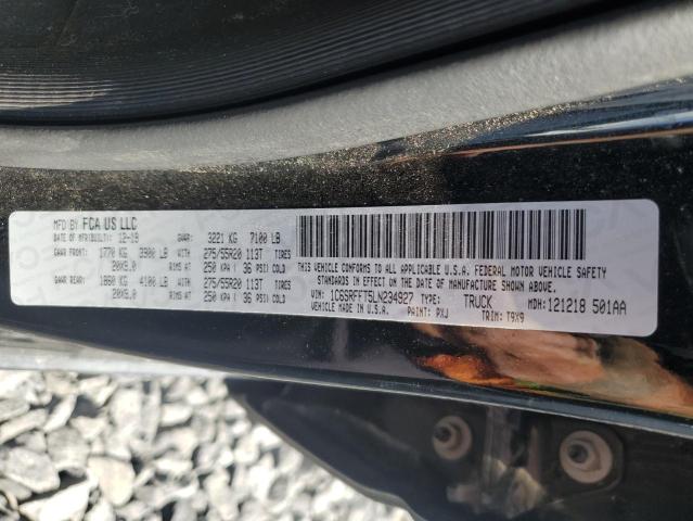 2020 RAM 1500 BIG HORN/LONE STAR 1C6SRFFT5LN234927