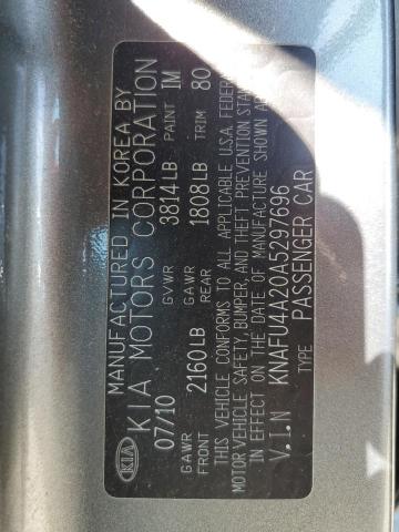 2010 KIA FORTE EX - KNAFU4A20A5297696