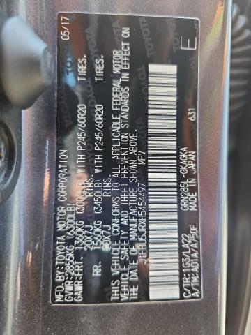 2017 TOYOTA 4RUNNER SR - JTEBU5JRXH5454497