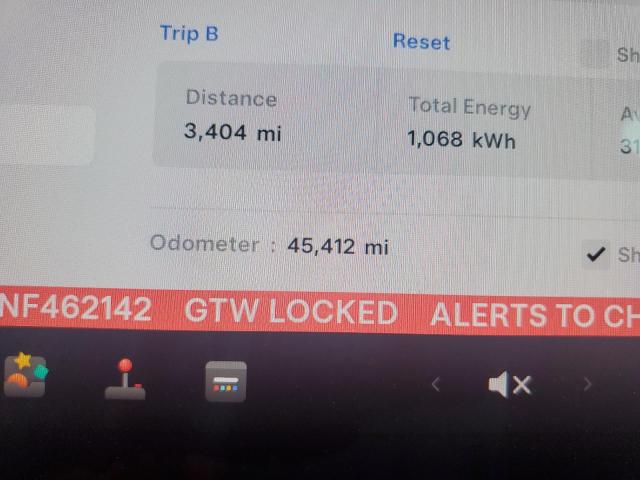 2022 TESLA MODEL Y 7SAYGDEE7NF462142