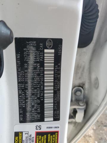 2023 TOYOTA CAMRY TRD 4T1KZ1AK3PU078159