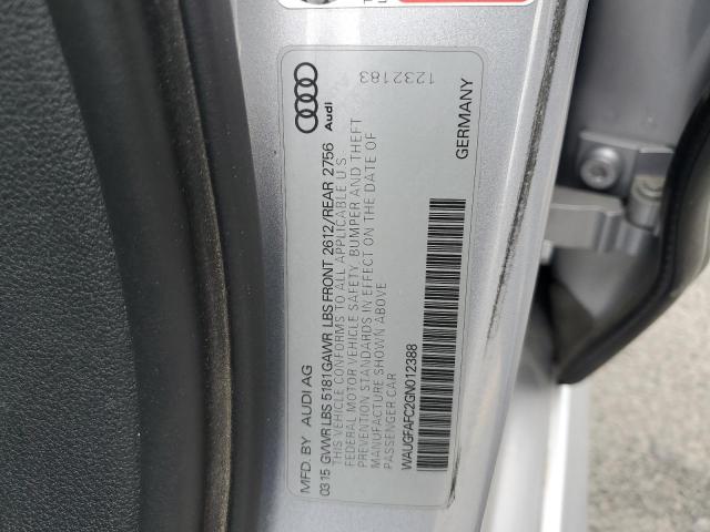 2016 AUDI A6 PREMIUM WAUGFAFC2GN012388