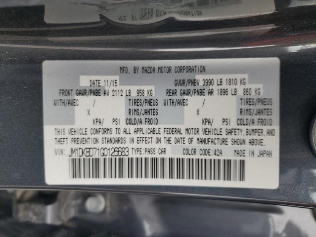 2016 MAZDA CX-3 GRAND JM1DKBD71G0126683