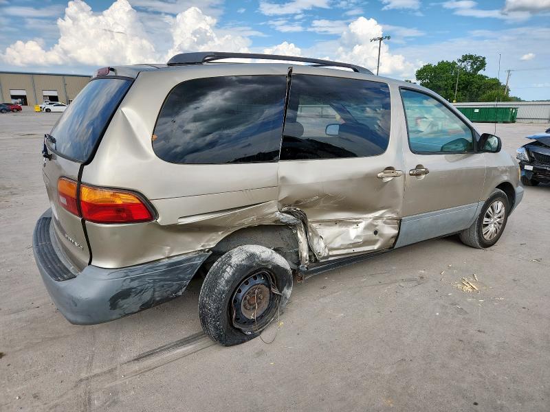 TOYOTA SIENNA LE 2000 beige  gas 4T3ZF13C2YU218417 photo #4