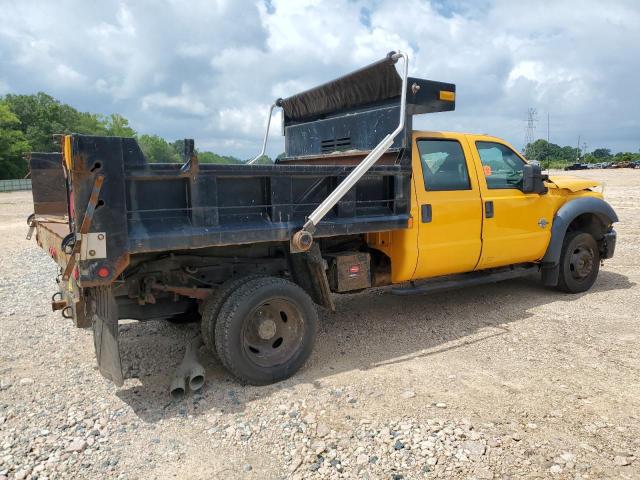 FORD F550 SUPER 2016 yellow crew cha diesel 1FD0W5HT8GEA33234 photo #4