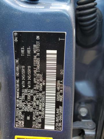 2019 TOYOTA HIGHLANDER 5TDDZRFH6KS990516