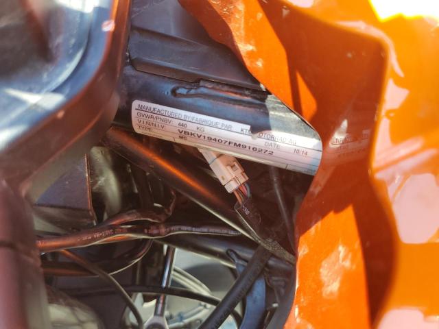 2015 KTM 1190 ADVEN VBKV19407FM916272