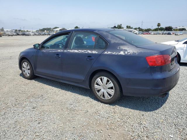 VOLKSWAGEN JETTA SE 2014 blue  gas 3VWD17AJ7EM424131 photo #3