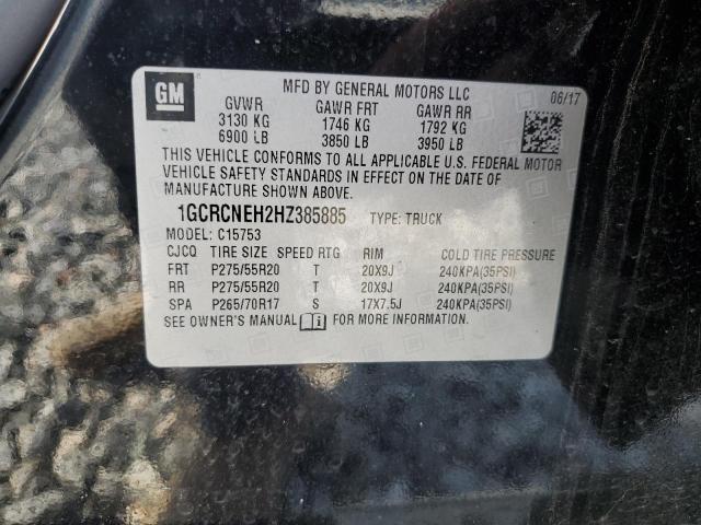 2017 CHEVROLET SILVERADO - 1GCRCNEH2HZ385885