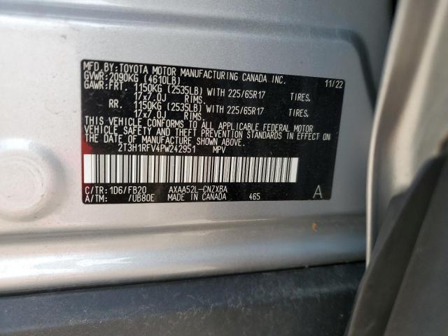 2023 TOYOTA RAV4 LE - 2T3H1RFV4PW242951