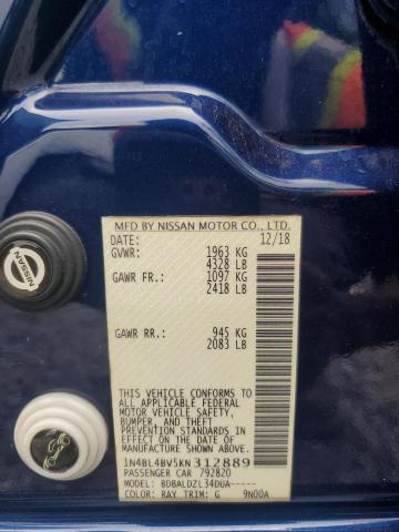 2019 NISSAN 2.5 1N4BL4BV5KN312889
