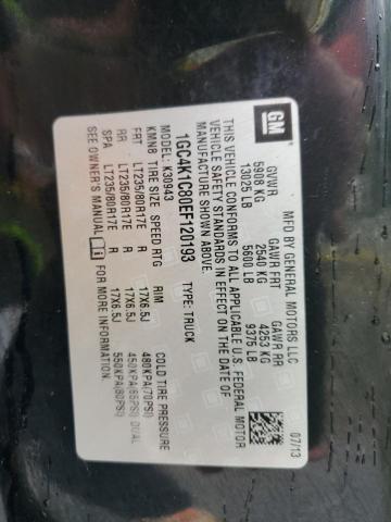 2014 CHEVROLET SILVERADO #3196782904